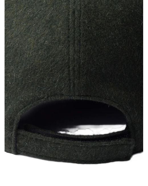 Prada Black Virgin Wool Cap