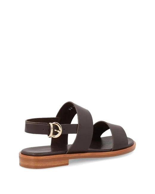 Frau White Double-Strap Sandals