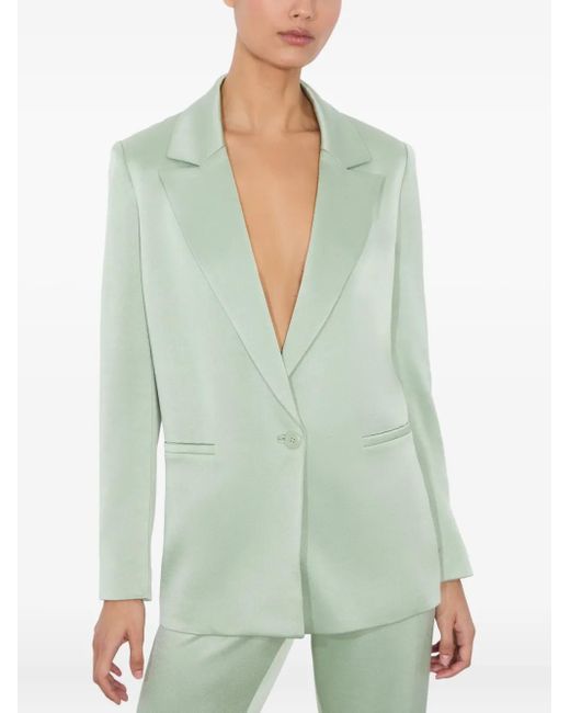 Alice + Olivia Green Denny Blazer