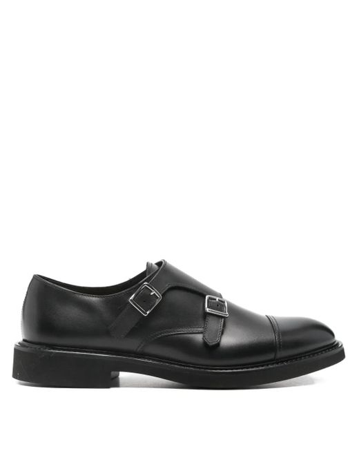 Monks Con Fibbia di Doucal's in Black da Uomo