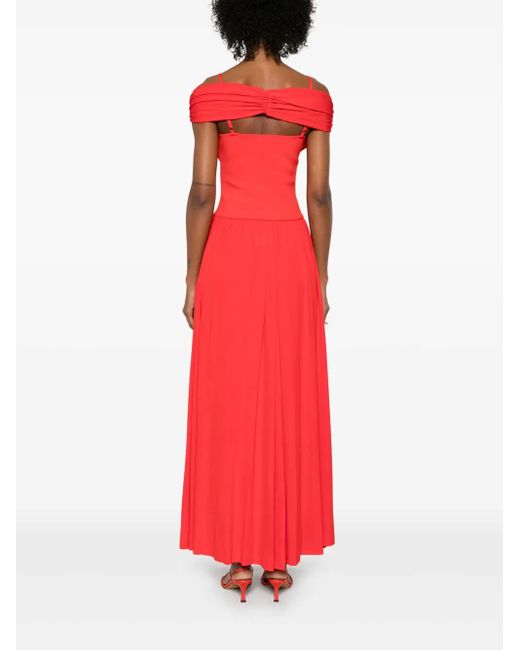 Jonathan Simkhai Red Amarantha Dress