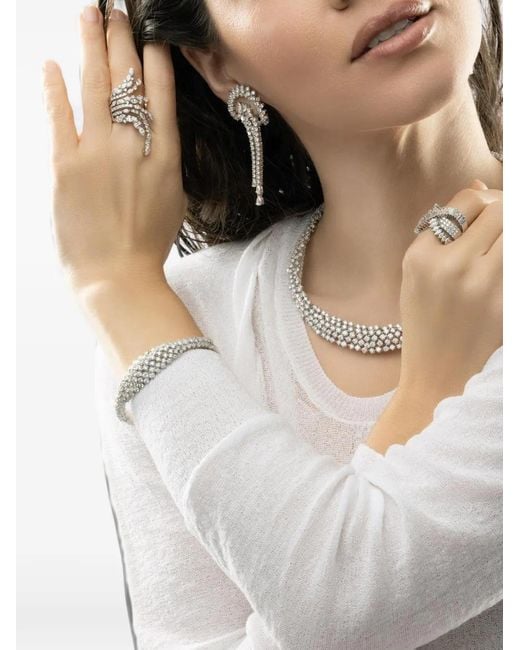 YEPREM Natural Y-Not Diamond Ring
