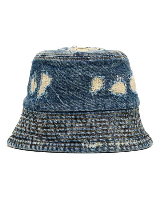 Marc Jacobs Blue The Rip & Repair Bucket Hat