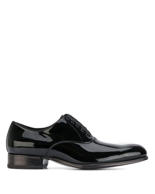 Tom Ford Leather Edgar Evening Oxford Shoes in Black for Men - Lyst