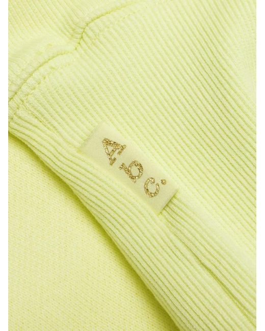 Felpa Con Cappuccio E Logo di Advisory Board Crystals in Yellow da Uomo