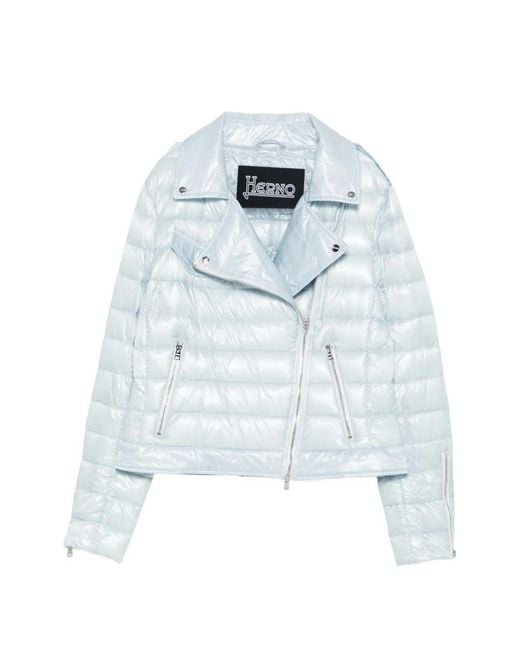 Herno Blue Polyamide Down Parka