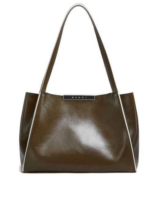 Marni Brown Tote Ew Small Bag