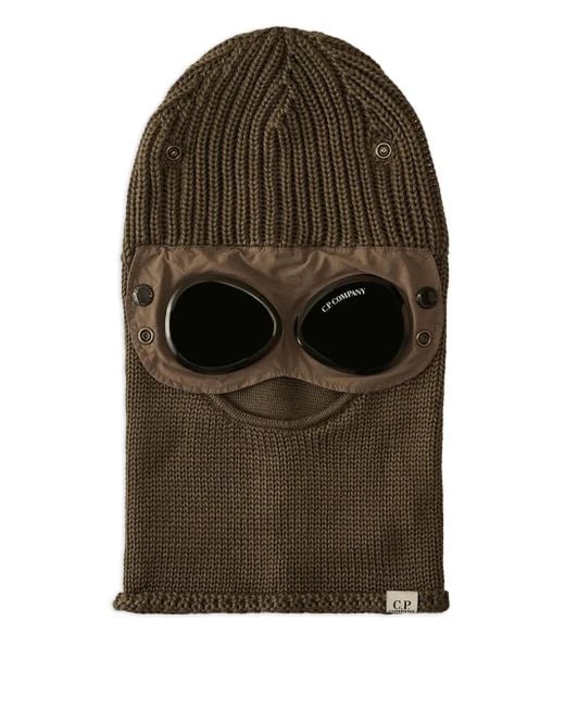 C P Company Balaklava Mit Goggle-Detail in Green für Herren