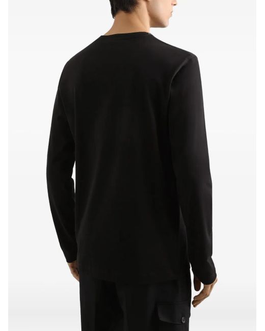 Dolce & Gabbana Klassisches T-Shirt in Black für Herren