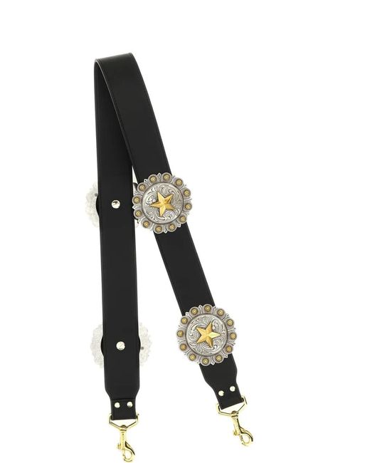 KATE CATE Black Western Stud Bag Accessory