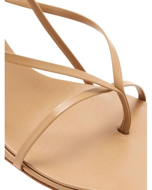 STUDIO AMELIA Metallic Wishbone 90 Strappy Heeled Sandals