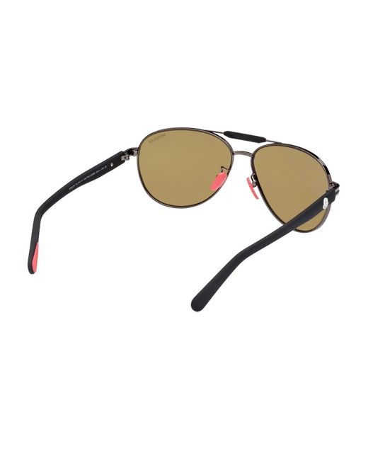 Moncler Natural Logo-Print Sunglasses