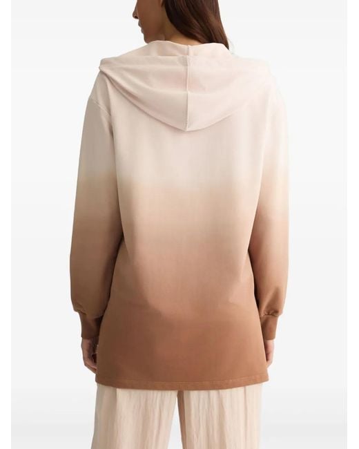 Liu Jo Natural Rhinestone-Embellished Hoodie