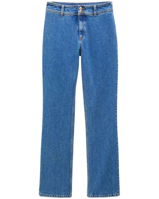 Filippa K Blue 90s Straight-Leg-Jeans