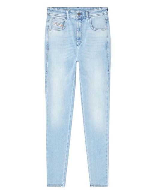 DIESEL Blue 1984 High-Waist Jeans