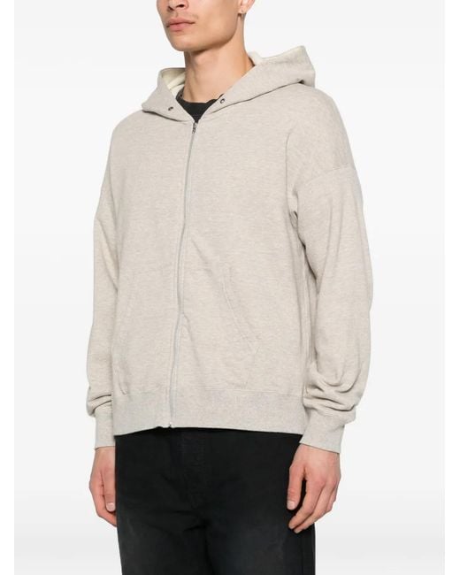 Visvim White Jumbo Dual Hoodie for men
