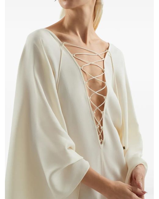 Taller Marmo Natural Bonny Fringed Headscarf