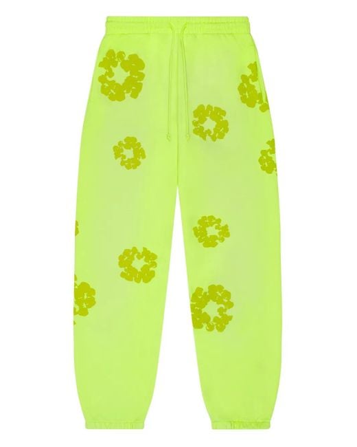 メンズ DENIM TEARS Mono Cotton Wreath トラックパンツ Yellow
