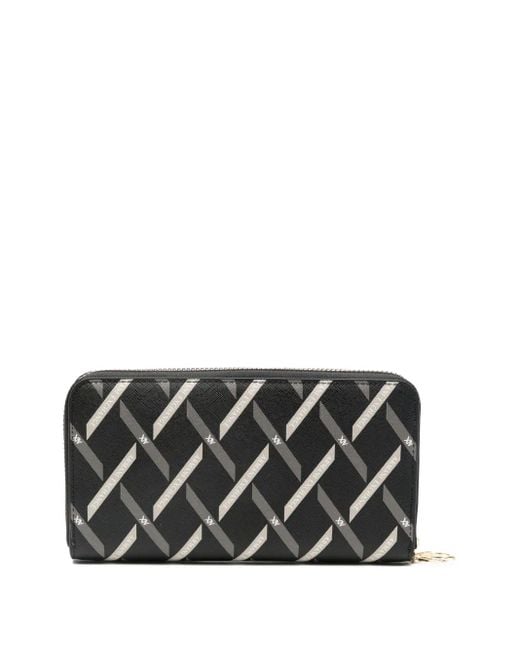 ARMANI EXCHANGE Black Logo-Print Wallet