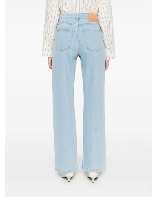 Joseph Blue Straight-Leg Jeans