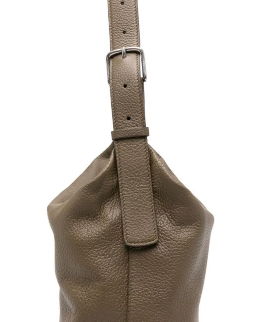 The Row Brown Isa Buckle-Fastening Leather Shoulder Bag