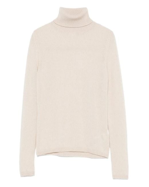 Pull À Col Roulé Eleventy en coloris White