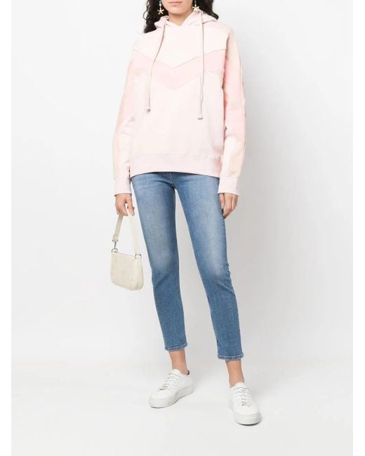 IRO Pink Chalipa Zig-Zag Hoodie
