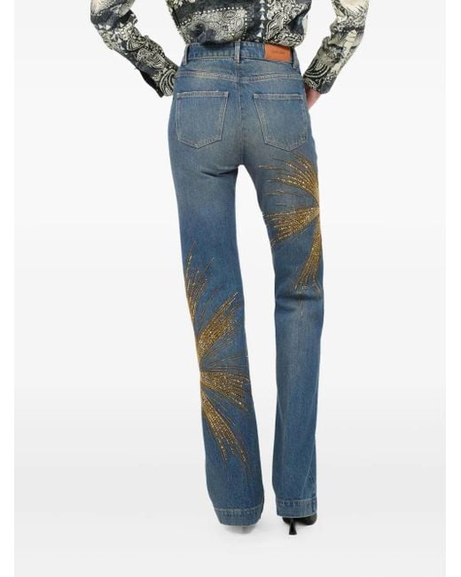 Roberto Cavalli Blue Jeans Mit Geradem Bein