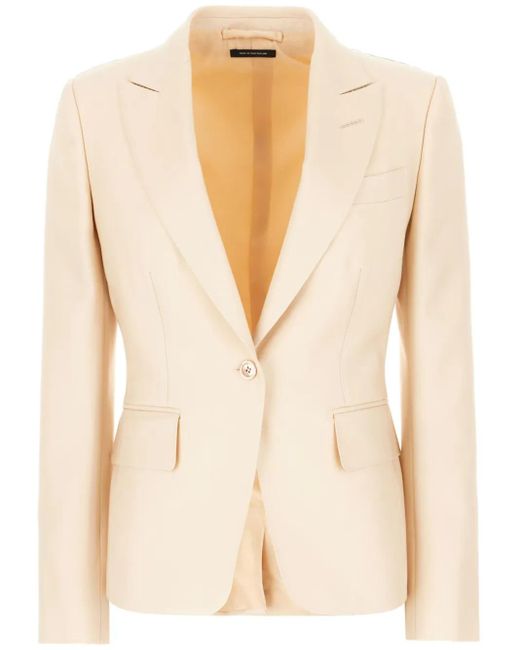 Tom Ford Natural Wool Blazer