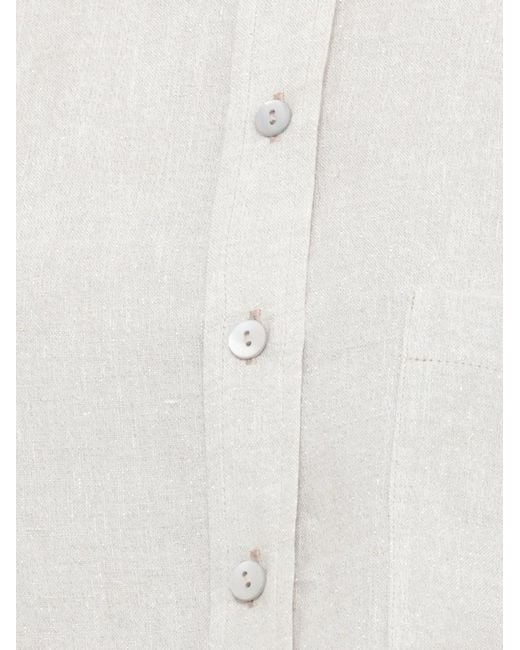 Camisa Con Botones Panicale de color White