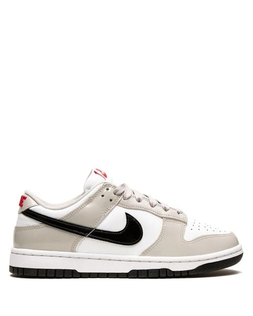 Nike White Dunk Lo Ess "Light Iron Ore" Shoes