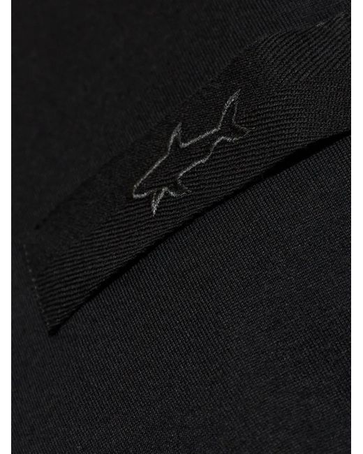 Paul & Shark Black Logo-Detail T-Shirt for men
