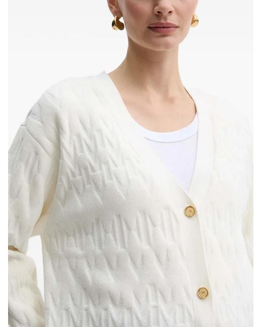 MARCIANO BY GUESS White Buttoned Cardigan