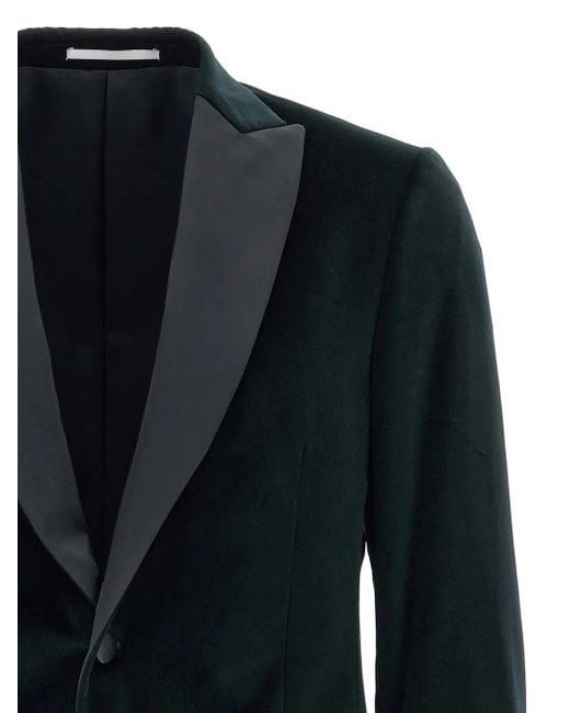 Pal Zileri Black Velvet Blazer for men