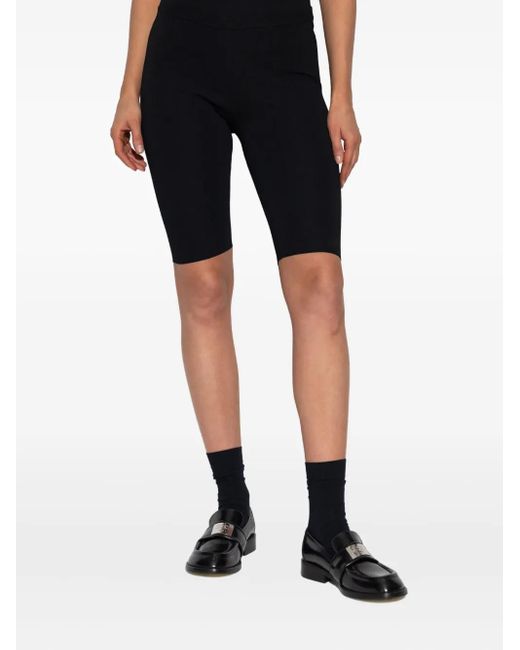 Entire studios Black Ribbed Shorts