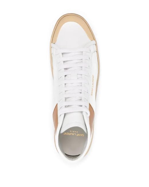 Saint Laurent White Court Classic Sl/39 Sneakers