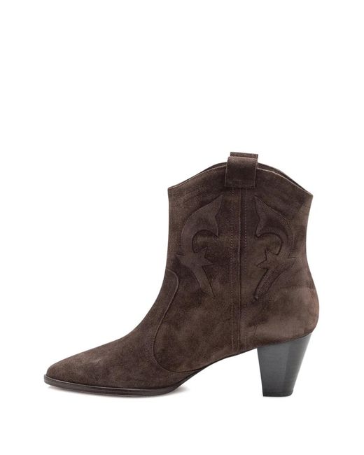 Ba&sh Brown Casey Ankle Boots