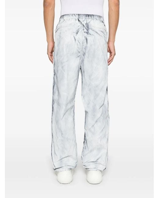 DIESEL White P-Tate Trousers for men