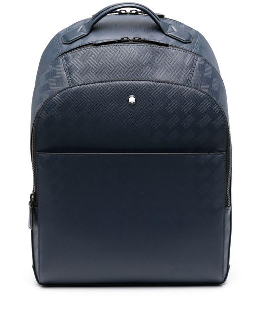 Montblanc Blue Large Extreme 3.0. Leather Backpack for men