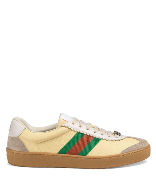 cream gucci sneakers