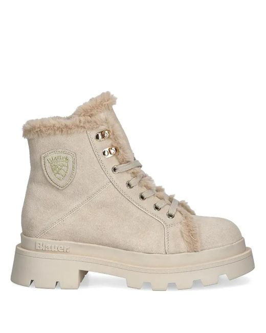 Botas con cordones Blauer de color Natural