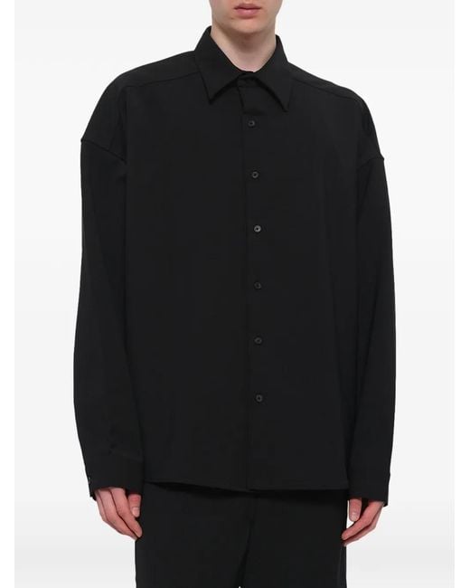 Entire studios Miller Button-Down Overhemd in het Black voor heren