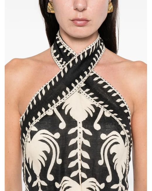 Robe Courte À Dos-Nu Tide Johanna Ortiz en coloris White