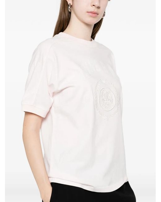 Anine Bing White Jaylin Tee Collegiate