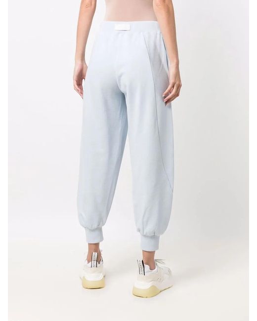 Stella McCartney Blue Tapered-Leg Track Pants