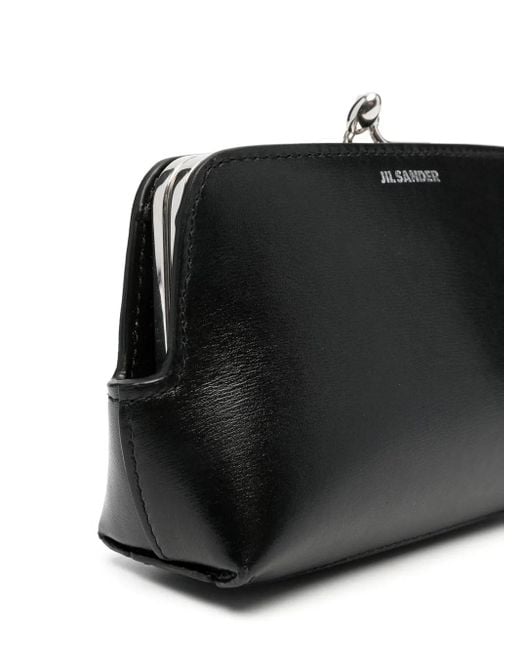 Jil Sander Black Goji Leather Mini Bag