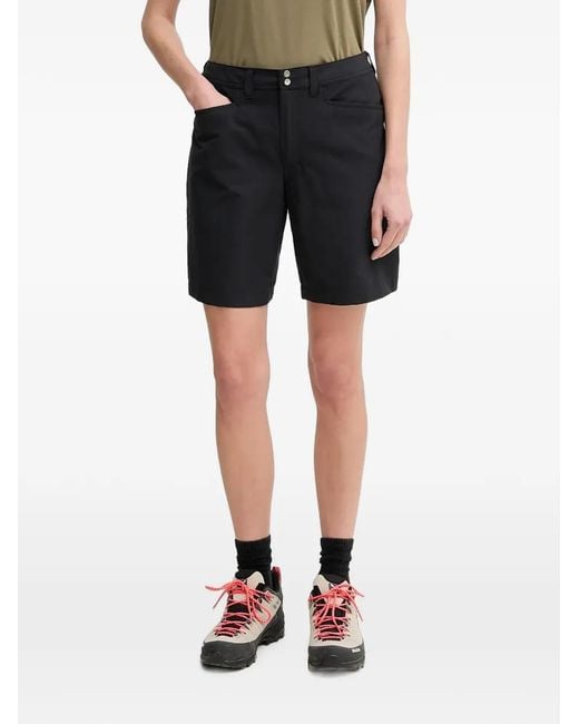 Haglöfs Black Ripstop Belt-Loops Shorts