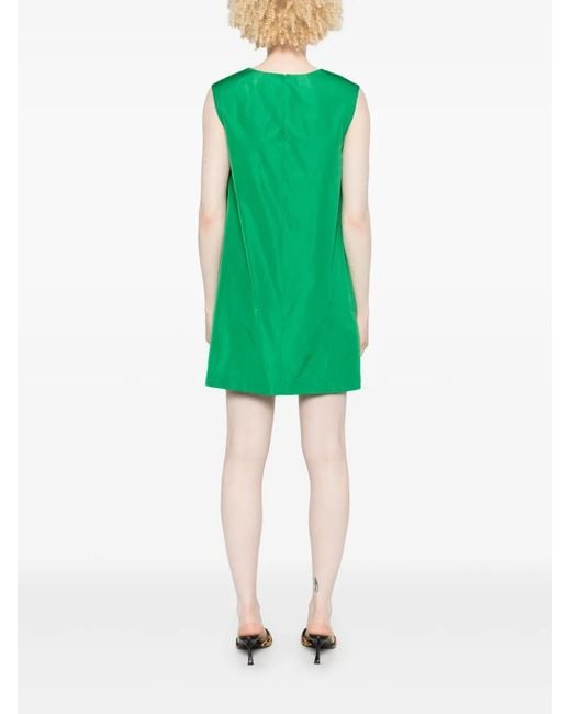 P.A.R.O.S.H. Pimpy Mini-Jurk in het Green