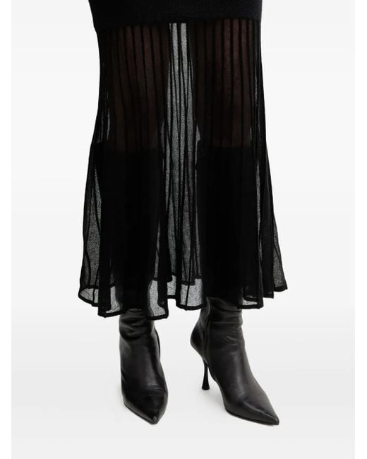 Boss Black Midikleid mit Puffärmeln