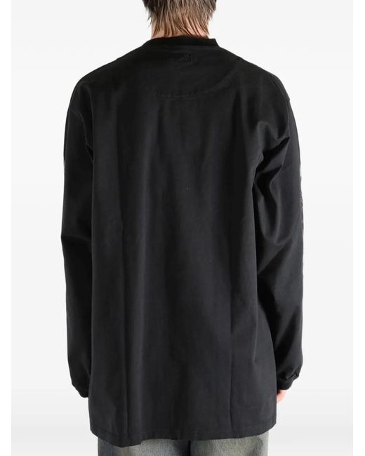 Vetements Black Graphic Sweatshirt for men